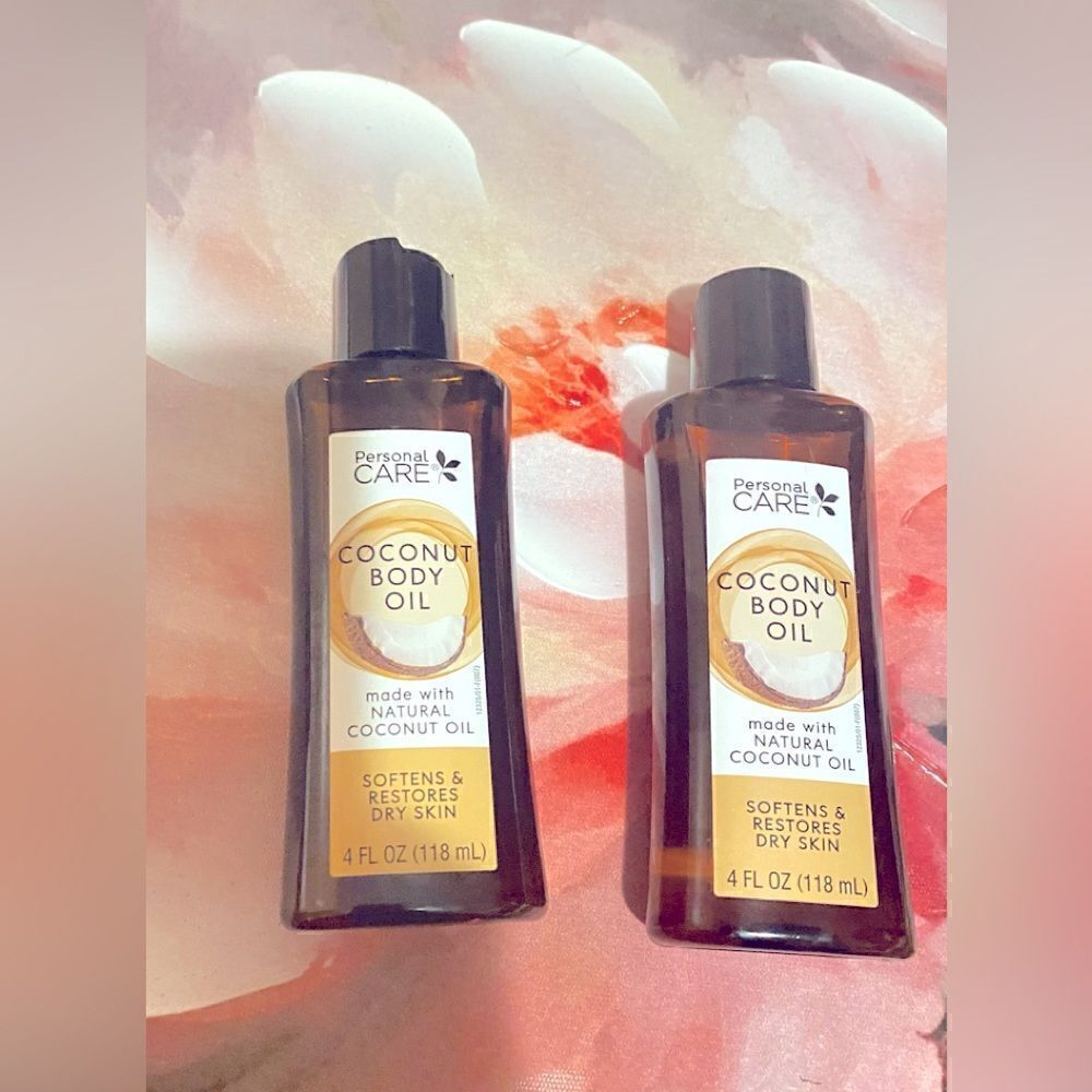 🛍️personal Care Body Coconut Body Oil soften and restore dry skin 4FL OZ💥